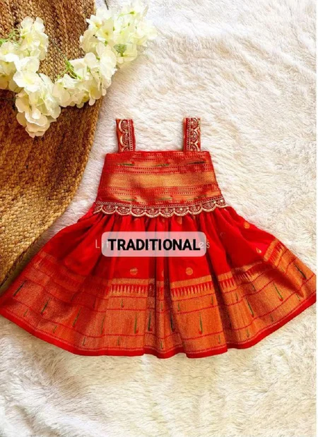 Ajd 8133 Fully Stitched Paithani Lehenga With Blouse Wholesale In India